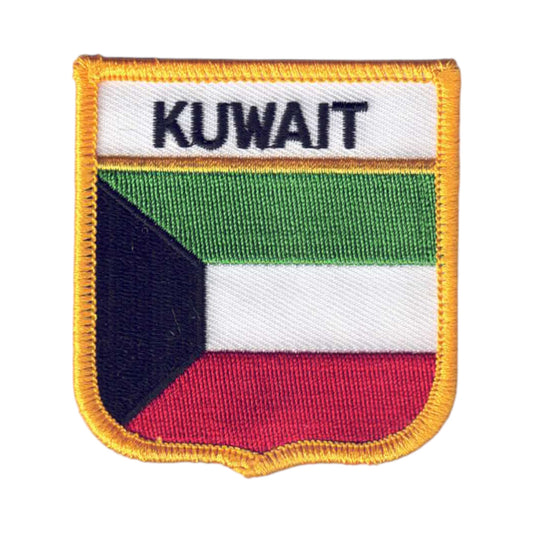 KUWAIT Flag Shield Patch - 6471