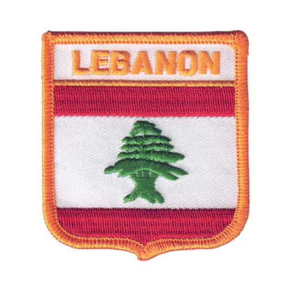 LEBANON Flag Shield Patch -  6481