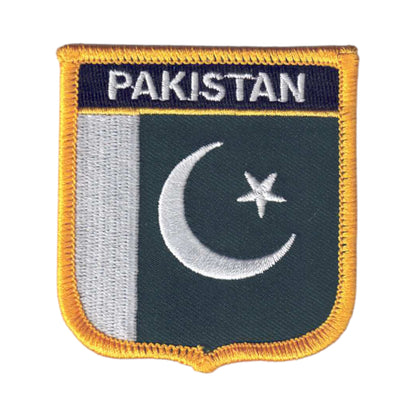 PAKISTAN Flag Shield Patch - 6551