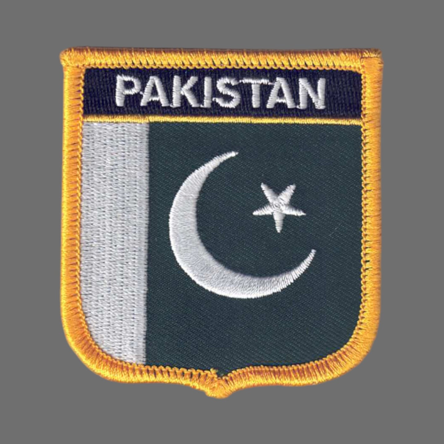 PAKISTAN Flag Shield Patch - 6551