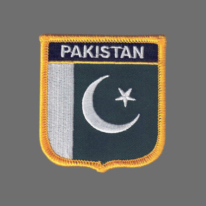 PAKISTAN Flag Shield Patch - 6551