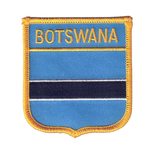 BOTSWANA Flag Shield Patch - 6598