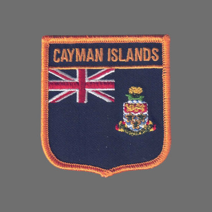 CAYMAN ISLANDS Flag Shield Patch - 6610