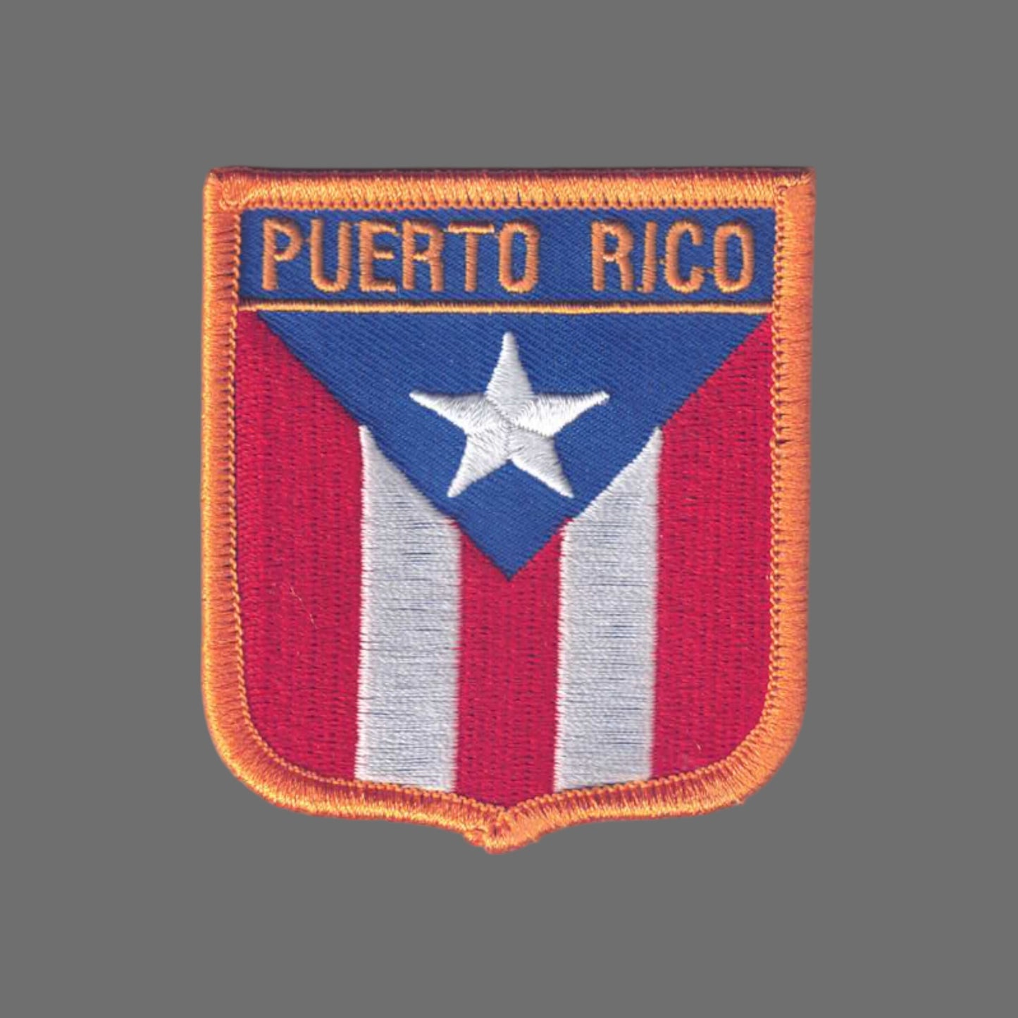 PUERTO RICO Flag Shield Patch - 6631