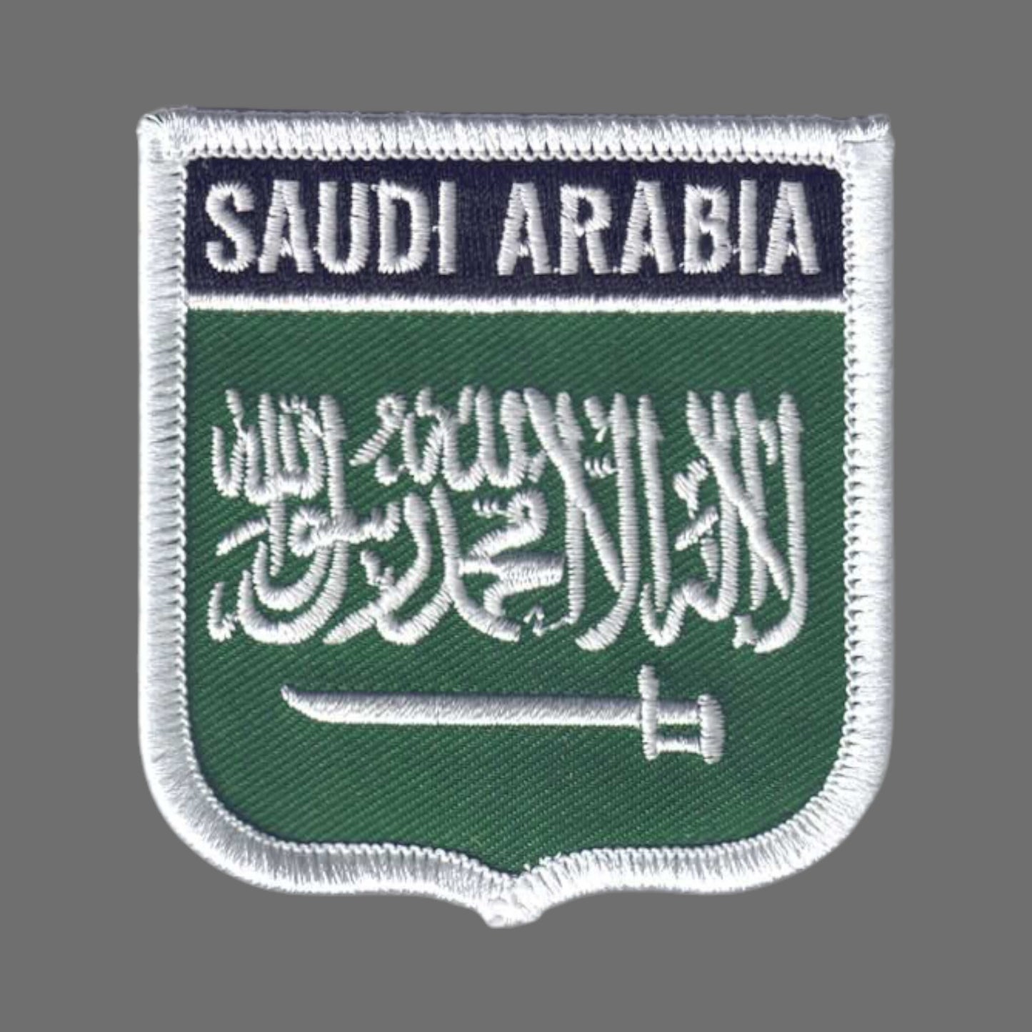 SAUDI ARABIA Flag Shield Patch - 6661