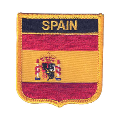 SPAIN Flag Shield Patch - 6711