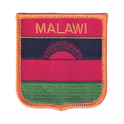 MALAWI Flag Shield Patch - 6716