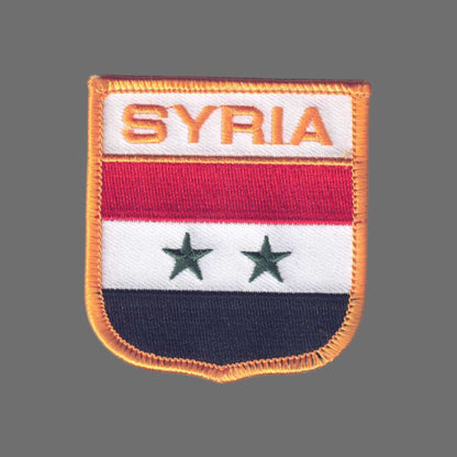 SYRIA Flag Shield Patch - 6761