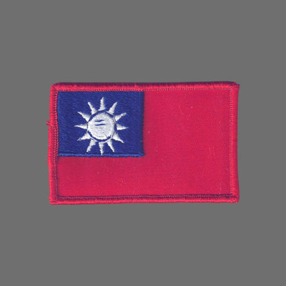 VINTAGE TAIWAN Flag Patch - 6774