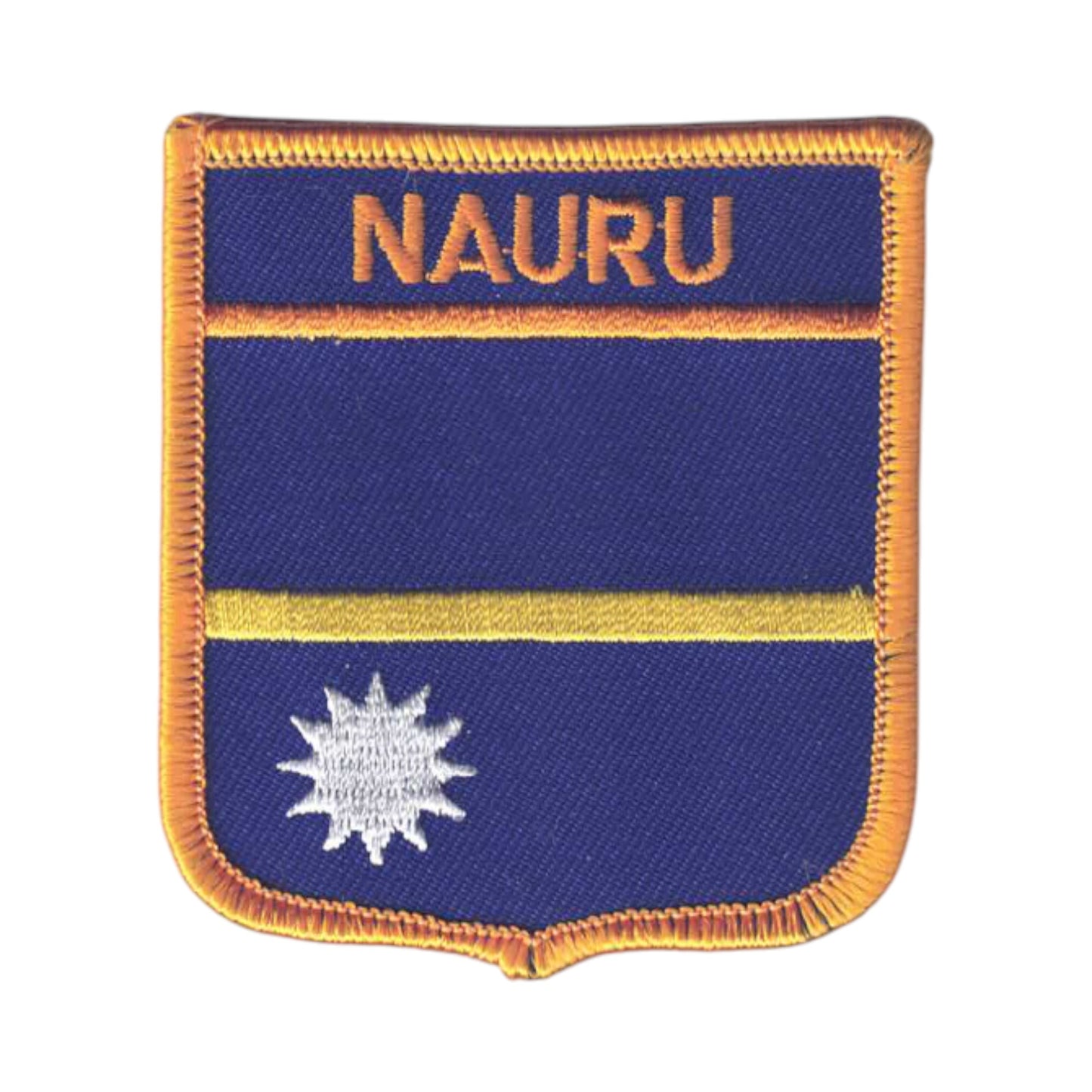 NAURU Flag Shield Patch - 6778