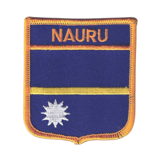 NAURU Flag Shield Patch - 6778