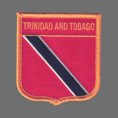 TRINIDAD and TOBAGO Flag Shield Patch - 6791