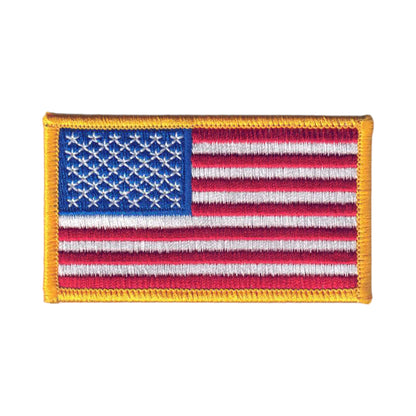 USA Flag Patch Gold Border - 6834G