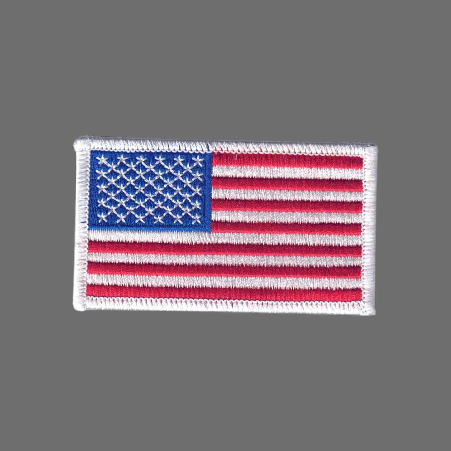 USA Flag Patch White Border - 6834W