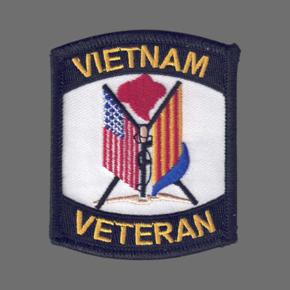VIETNAM VETERAN 2 Flags Patch - 6850