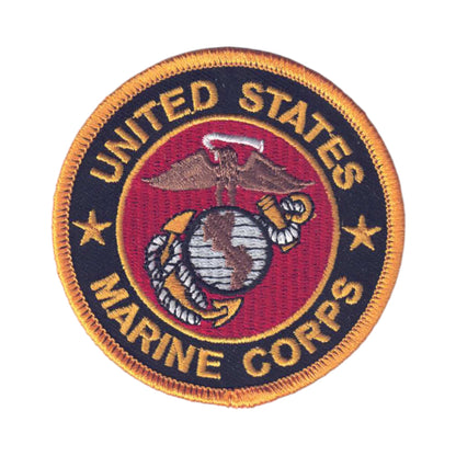 MARINES on Black Twill Patch - 6863