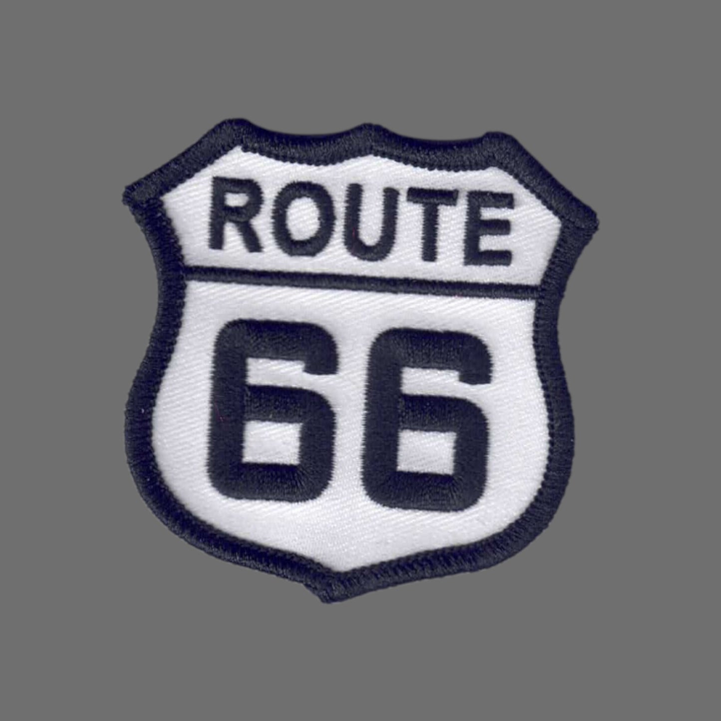 ROUTE 66 White Patch 2.5 Inch - 6876-39