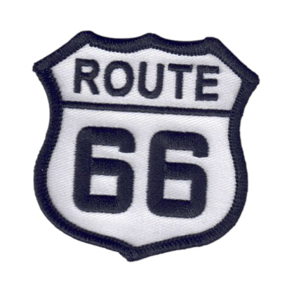 ROUTE 66 White Patch 2.5 Inch - 6876-39
