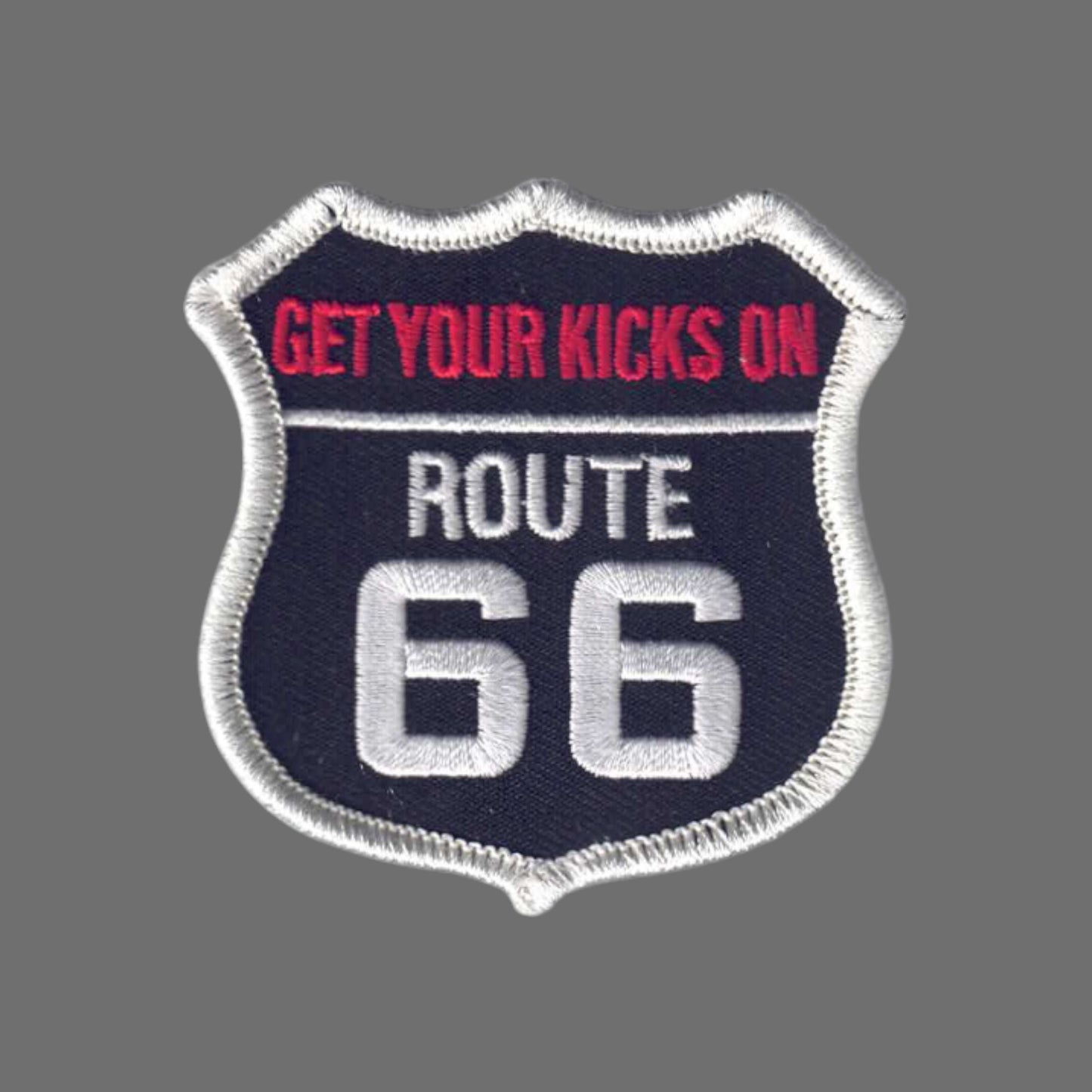 GET YOUR KICKS ON ROUTE 66 Patch - 6879