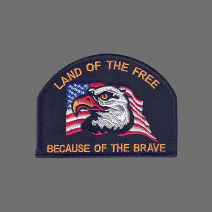 LAND OF THE FREE - Because of the Brave Patch - 6891