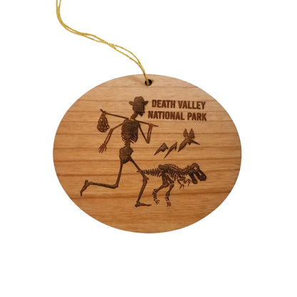 Wholesale Death Valley National Park Ornament - Dinosaur Skeleton Handmade Wood Souvenir