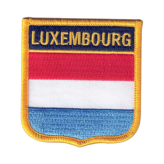 LUXEMBOURG Flag Shield Patch - 7081