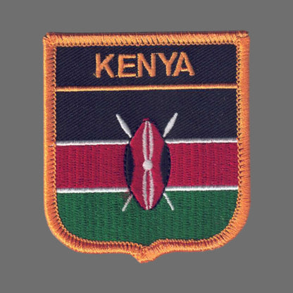 KENYA Flag Shield Patch - 7191