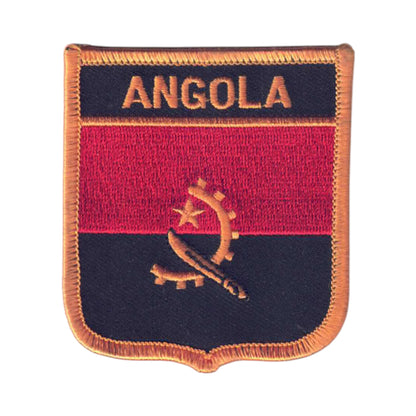 ANGOLA Flag Shield Patch - 7199