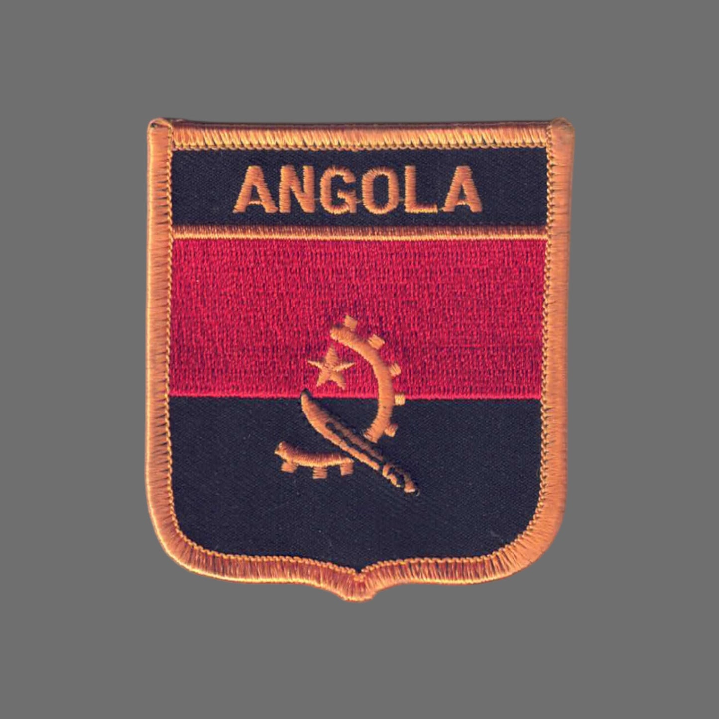 ANGOLA Flag Shield Patch - 7199