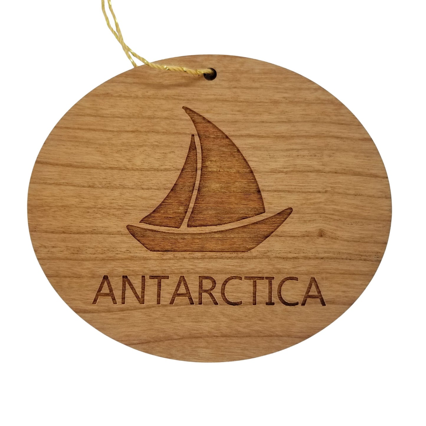 Wholesale Antarctica Ornament - Handmade In the USA Wood Souvenir