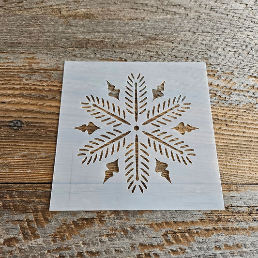 Snowflake Stencil Reusable Cookie Decorating Craft Painting Windows Signs Mylar Many Sizes Christmas Winter Snowflake Branches Ornaments