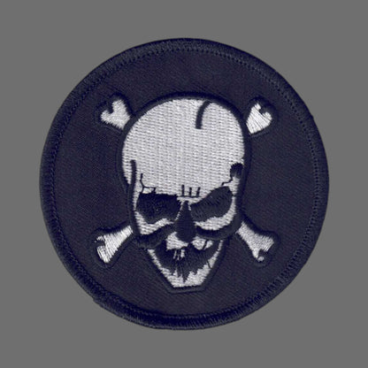 Skull Bones Novelty Patch Circle - 7419-01