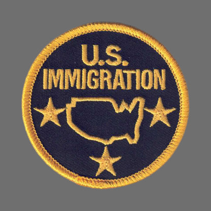 U.S. IMMIGRATION Patch 2.5 Inch - 7431/2.5