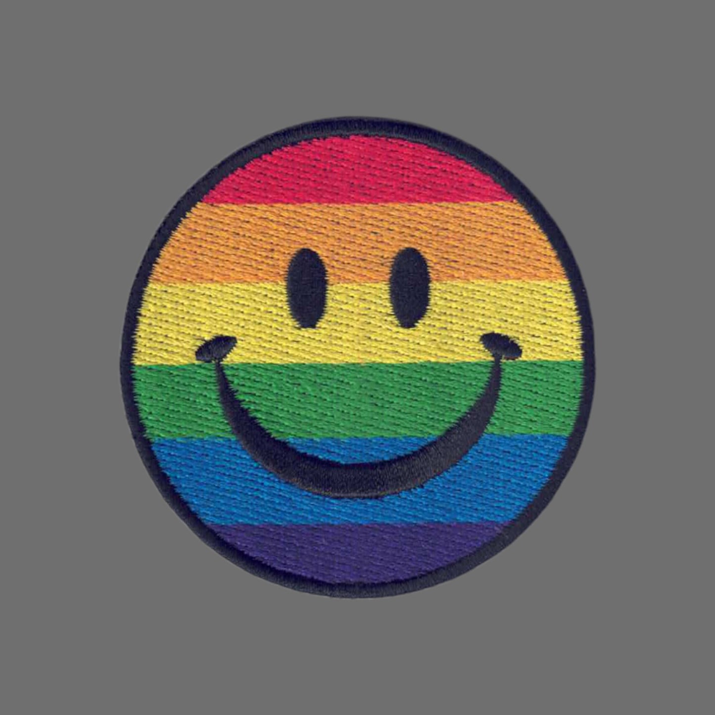 Smile Face Rainbow Patch - 7479/RB