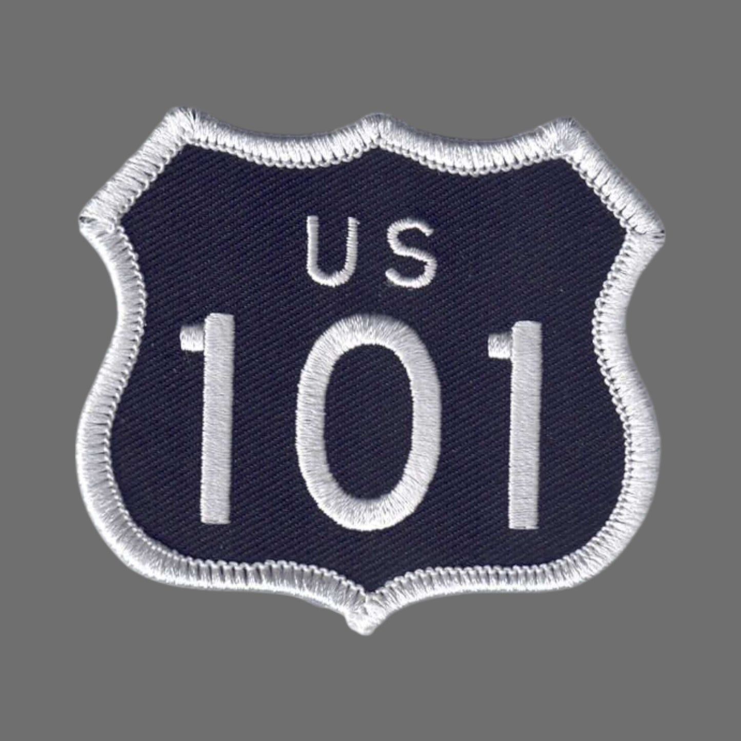 US 101 Black Patch 2.5 Inch Tall - 8101-01