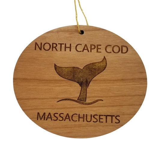 Wholesale North Cape Cod Massachusetts Ornament - Handmade Wood Souvenir