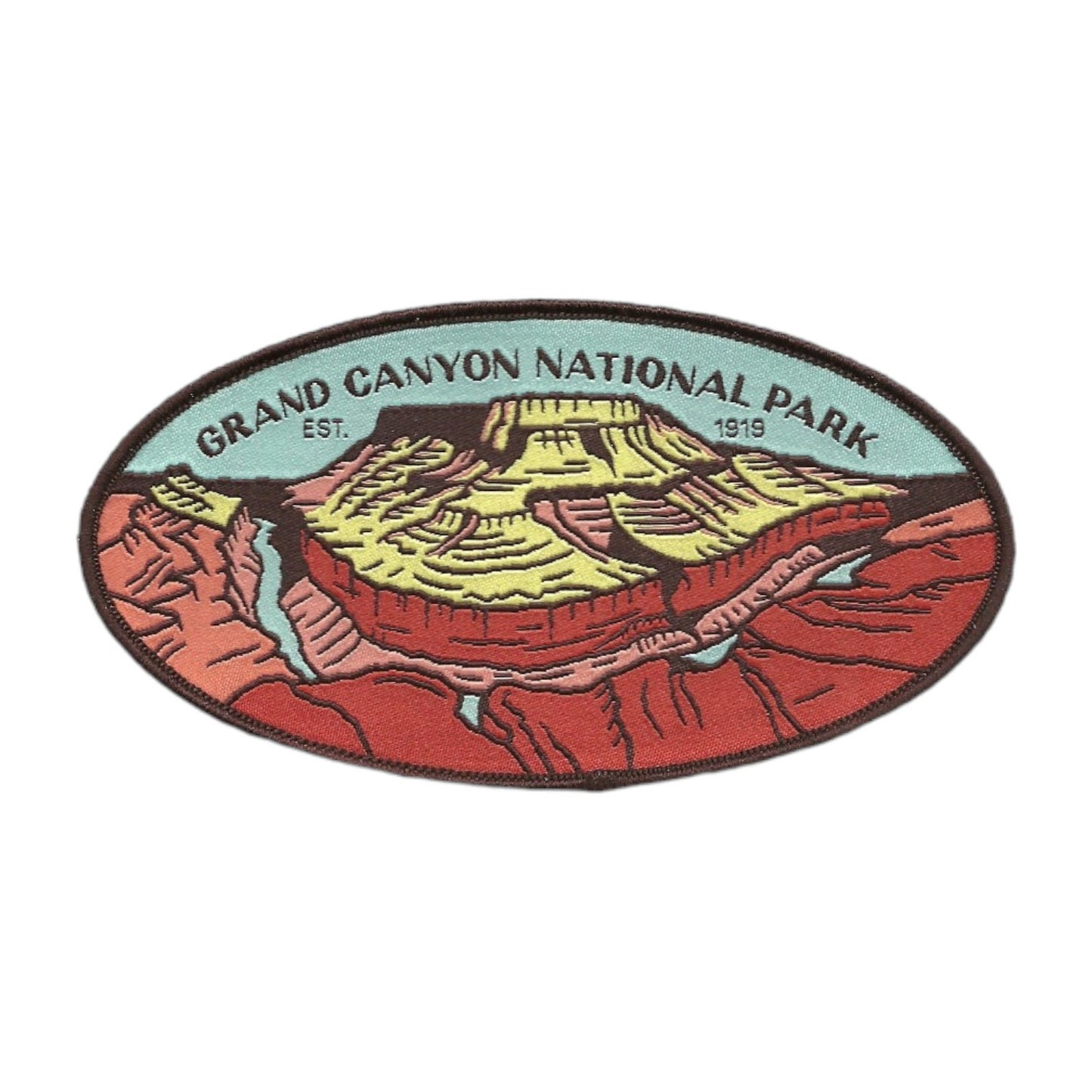 Arizona Patch – Grand Canyon National Park - Travel Patch – Souvenir Patch 4.8" Iron On Sew On Embellishment Applique