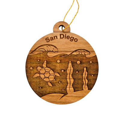 Wholesale San Diego Turtle Ocean Coastal Made in USA Ornament Souvenir