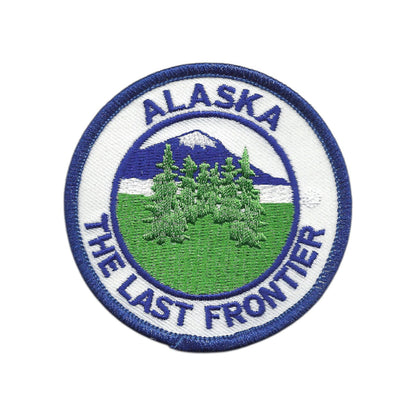 ALASKA THE LAST FRONTIER souvenir embroidered patch - AK-48