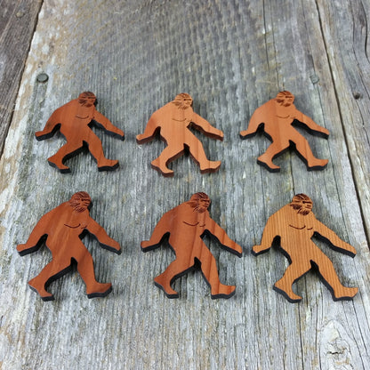 Wholesale Bigfoot Magnet Sasquatch Souvenir Wood Magnet Custom Namedrop #M4000W