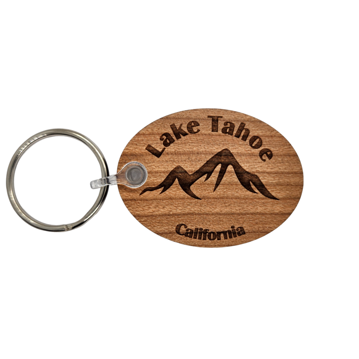 Wholesale Lake Tahoe Mountains Keychain Wood Keyring Souvenir