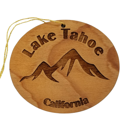 Wholesale Lake Tahoe Mountains Ornament Wood Souvenir