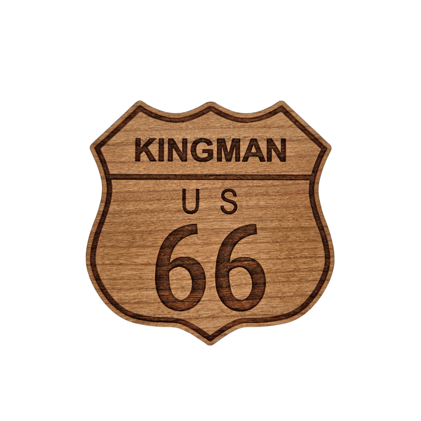 Wholesale Kingman Arizona Route 66 Wood Magnet Souvenir