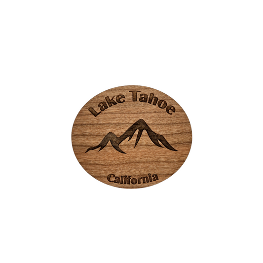 Wholesale Lake Tahoe Mountains Magnet Wood Souvenir