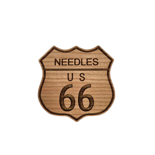 Wholesale Needles US 66 Wood Magnet Souvenir Route 66