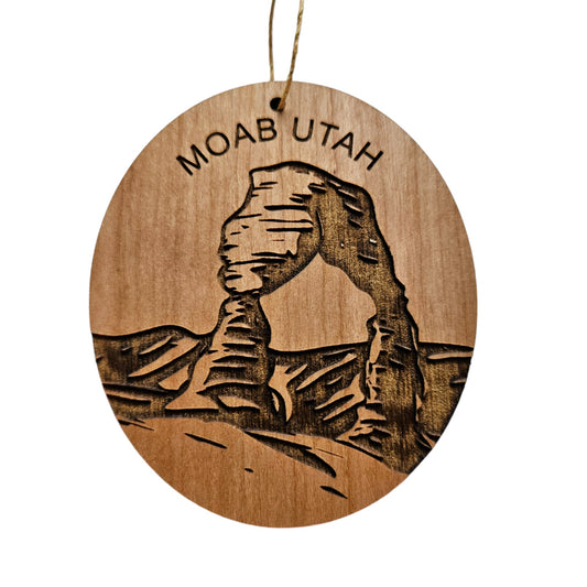 Utah Ornament - Arches National Park - Handmade Wood Ornament - UT Travel Souvenir Ornament - Christmas Ornament 3 Inch Travel Gift