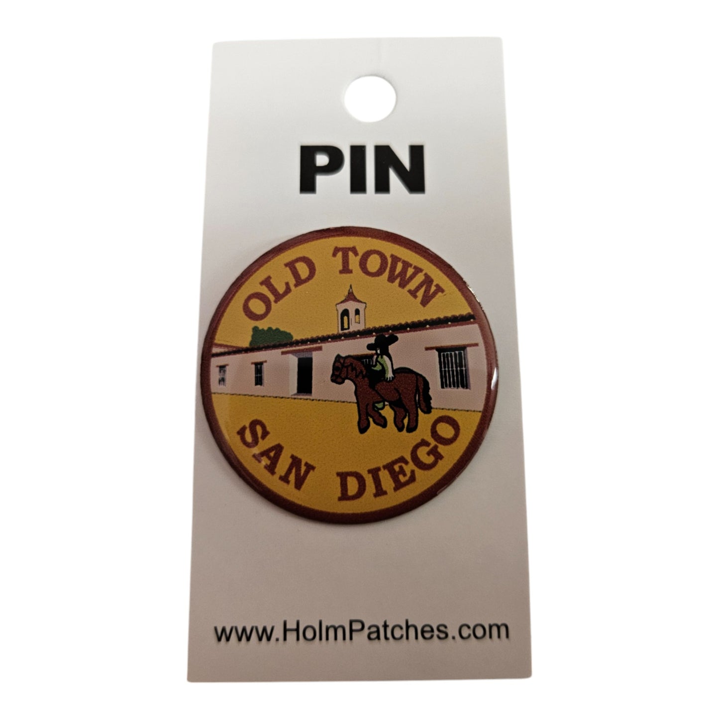 OLD TOWN SAN DIEGO lapel hat pin - Carded 0475-4701