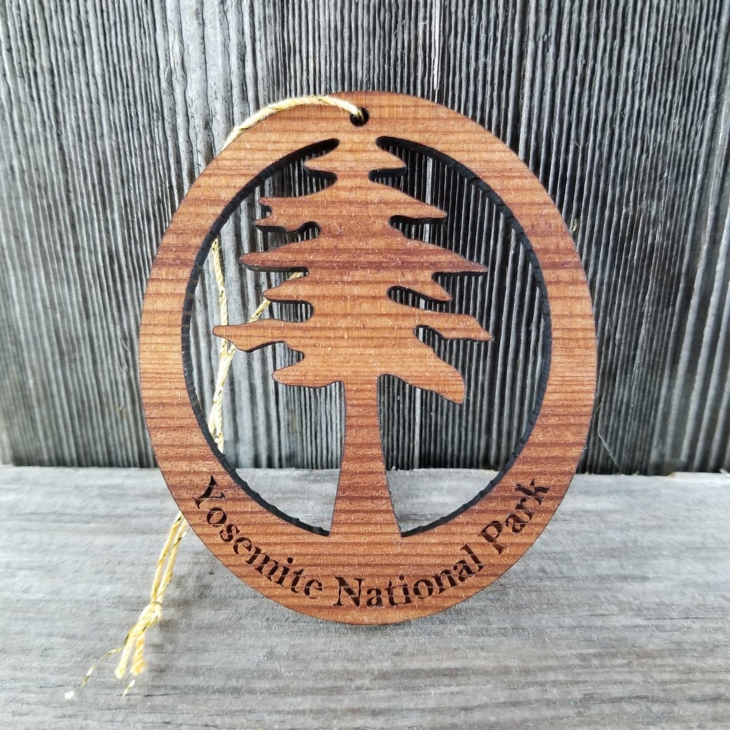 Wholesale Yosemite Tree Ornament Wood Souvenir - Made in USA