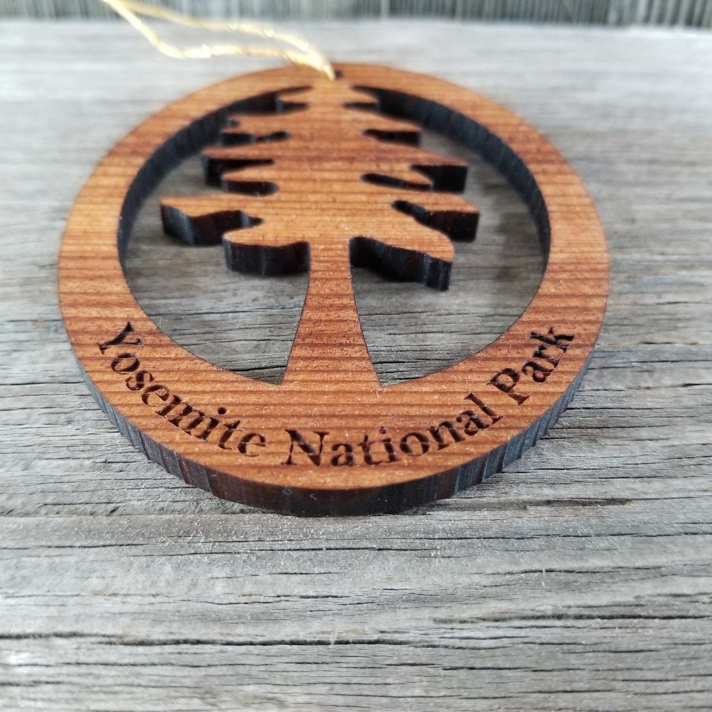 Wholesale Yosemite Tree Ornament Wood Souvenir - Made in USA