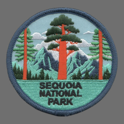 Wholesale California Patch – Sequoia National Park – Iron On Souvenir Travel Patch – CA Embellishment or Applique 3″ (Copy)